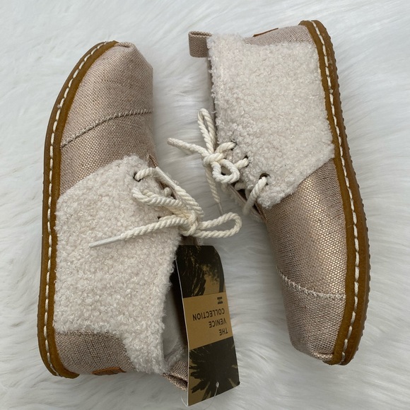 Toms Shoes - NEW in Box-TOMS Natural Plush Shearling Booties